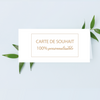 Personnalisable PDF fourni, cartes de souhait