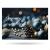 Ensemble de cartes du temps des fêtes | Boules de Noël | Personnalisable